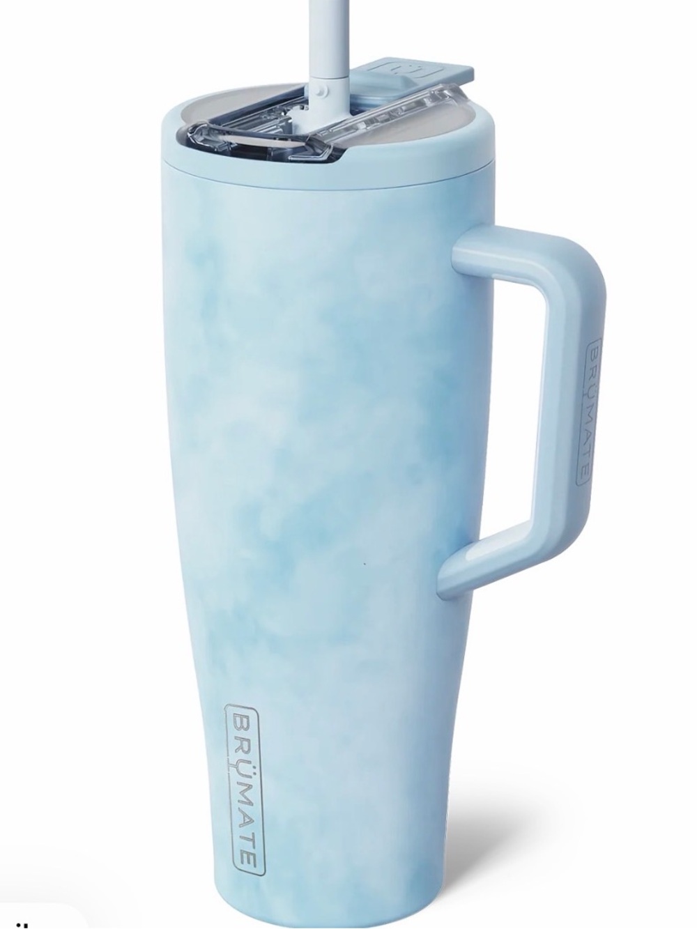 Brumate Vitality CLOUD Cotton Candy Sky Blue Era Flip 40oz Straw Tumbler BNIB